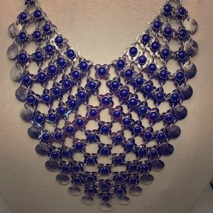 A CHAINED BIB NECKLACE